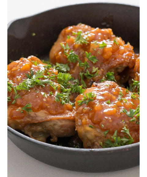 Pan Roasted Chicken Thighs