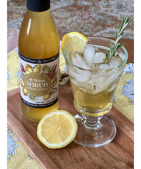Ginger Lemon Shrub