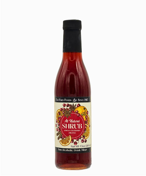 Spiced Cranberry Orange Shrub