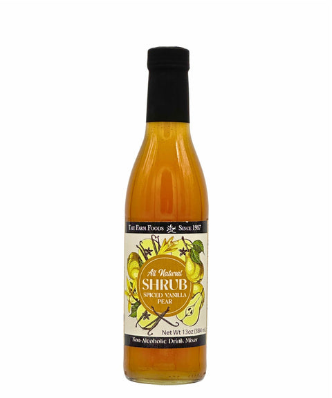Spiced Vanilla Pear Shrub