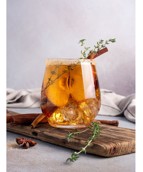 Seasonal Shrub Mocktail Spritzer