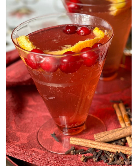 Spiced Cranberry Orange Shrub
