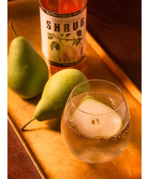 Spiced Vanilla Pear Shrub