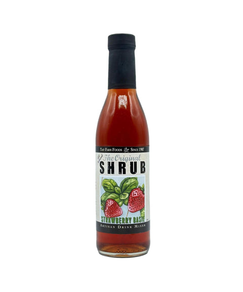 Strawberry Basil Shrub
