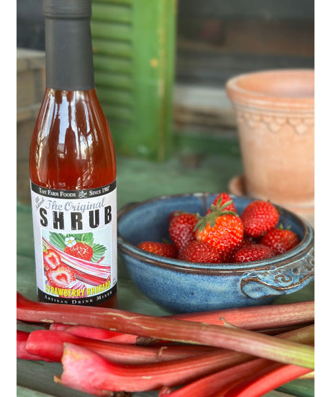 Strawberry Rhubarb Shrub