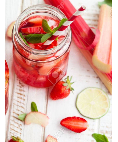 Strawberry Rhubarb Shrub